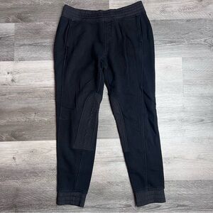 Vince Moto Joggers Knee Patch Detail Black Size Small